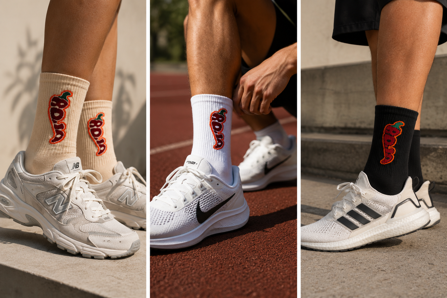 ROJO Crew Socks – 3 Pack